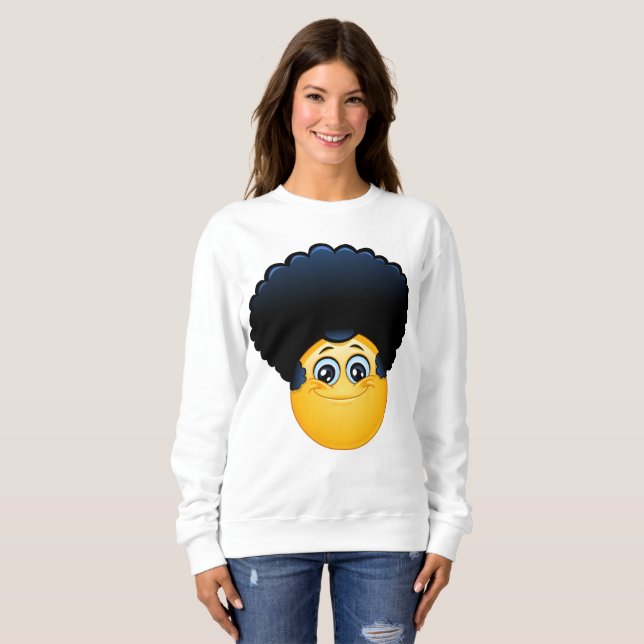 Moletom afro emoji uvens (Frente Completa)