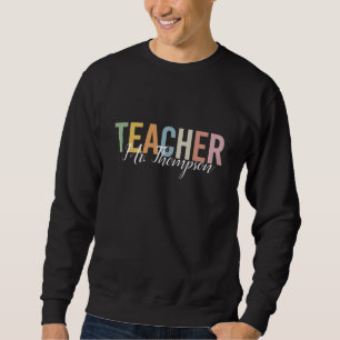 Moletom Agradecimento Personalizado ao Professor Volta às