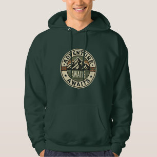 Moletom Aguardações - Vintage ao ar livre Hoodie