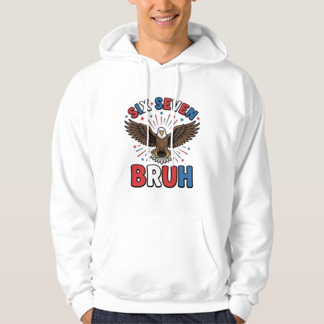 Moletom Águia Patriótica Seis Sete Bruh Design Vector_1 (Frente)