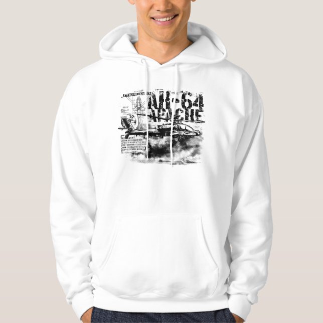 Moletom AH-64 Apache American Roupa California Fleece P (Frente)