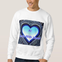 AI: Tech com Coração Masculino Branco