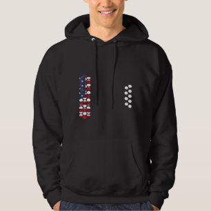 Moletom Air Accordion American Flag Music Idea 1