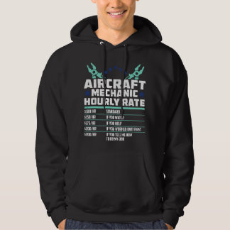 Moletom Aircraft Technician Hourly Rate - Airplane Plane M