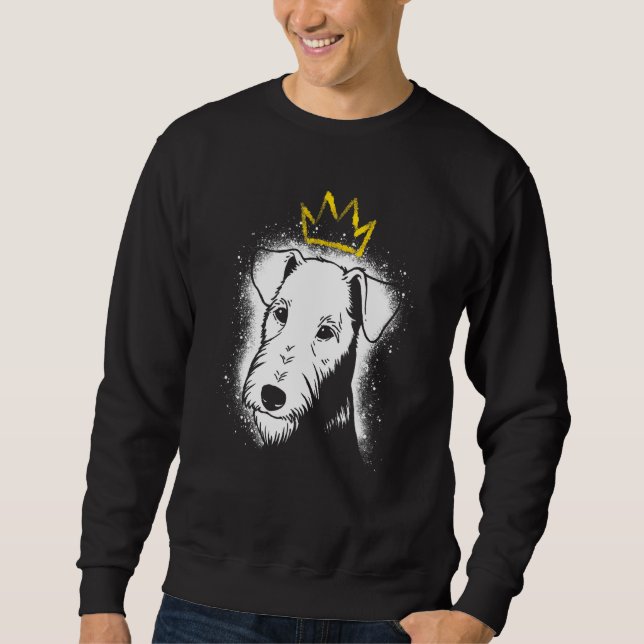 Moletom Airedale Terrier com Coroa (Frente)