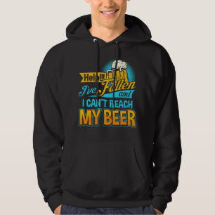 Moletom Ajude-me a cair e não consigo chegar à minha cerve