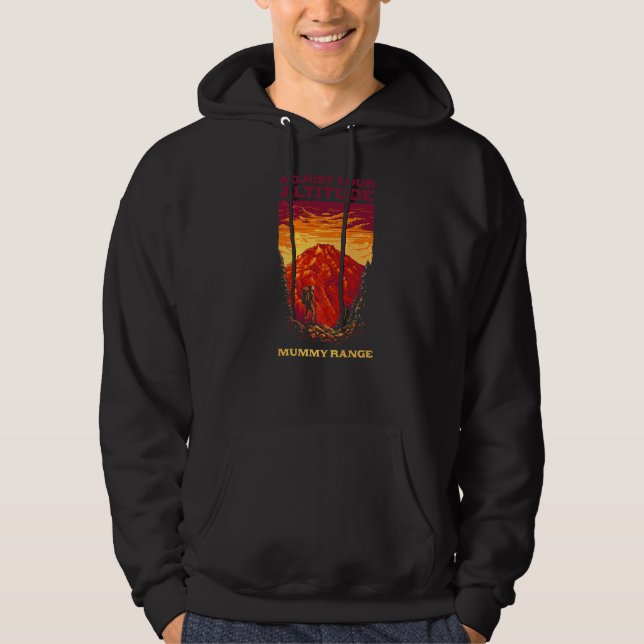 Moletom Ajuste Sua Altitude Mummy Range Hiking Colorado H (Frente)