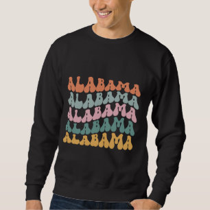 Moletom Alabama EUA State America Viagem Lover Retro Groov