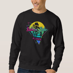 Moletom Alasca EUA Saudosista Retro Salmão Lago