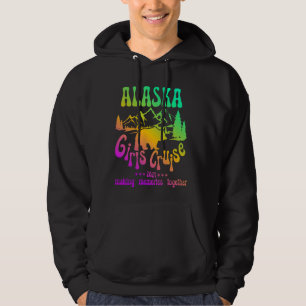 Moletom Alaska Girls Cruise 2024 Correspondendo Amigos e G
