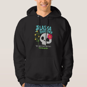 Moletom Alaska State Rebellier Gardener Cute Skull Flo
