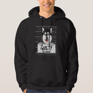 Moletom Alaskan Malamute Mugshot Guilty Dog