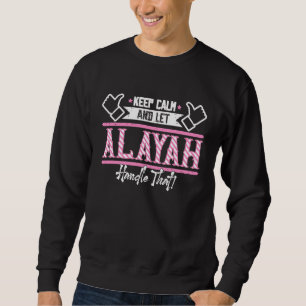 Moletom Alayah fique calmo e deixe Alayah lidar com isso