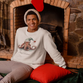 Moletom Alegria de Natal de Octopus, personalizada