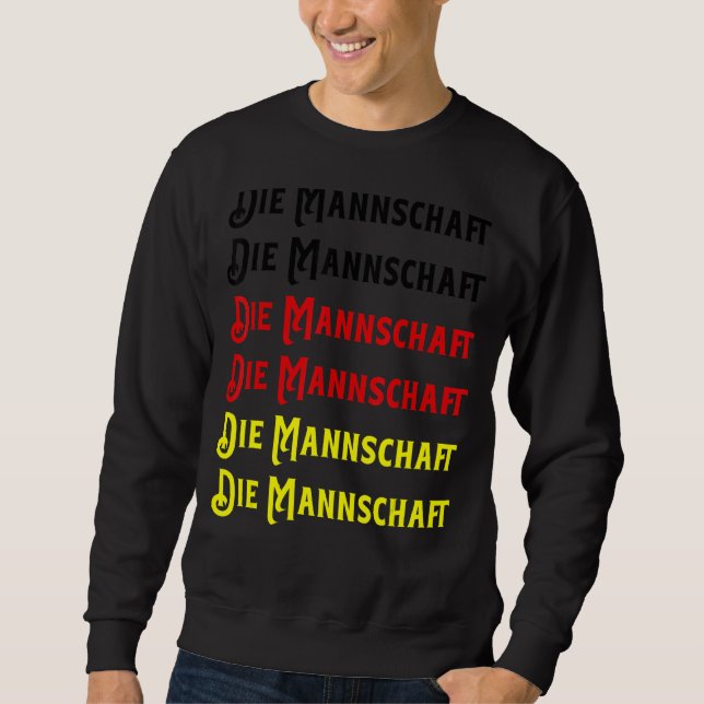 Moletom Alemanha Flagge Alemanha Eu amo aus Deutschl (Frente)