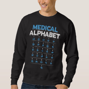 Moletom Alfabeto Médico Doutor Estudantes de Medicina Dout
