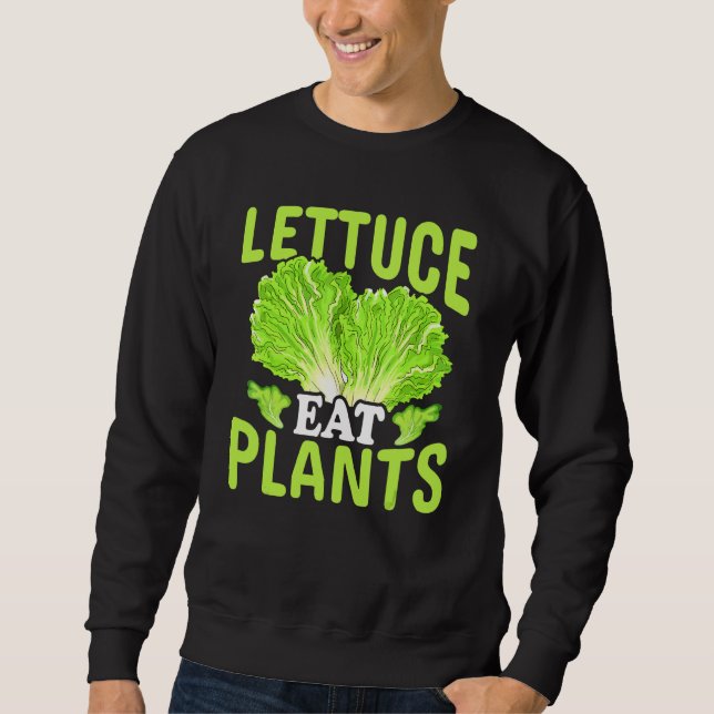 Moletom Alface Coma Plantas Comida Vegana E Vegetariana (Frente)