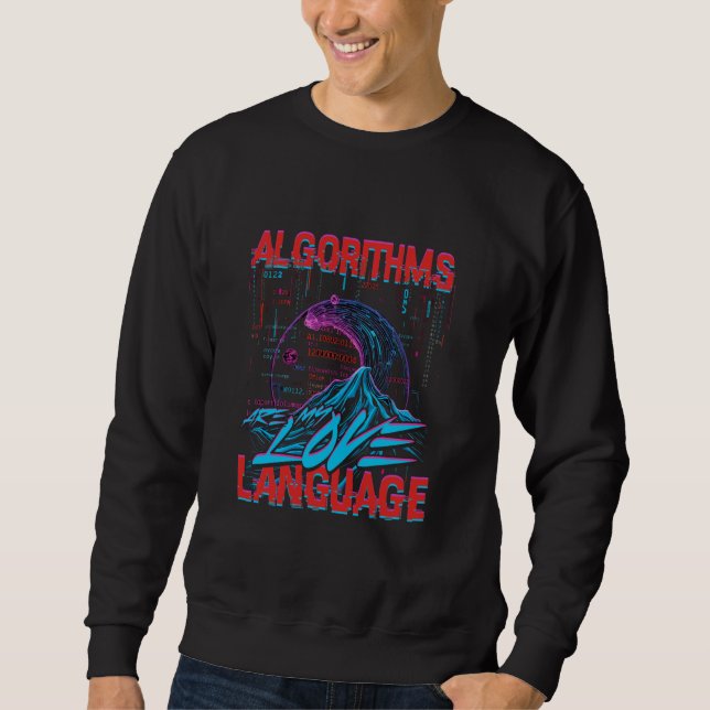 Moletom Algoritmos de Linguista Computacional São Minha Li (Frente)