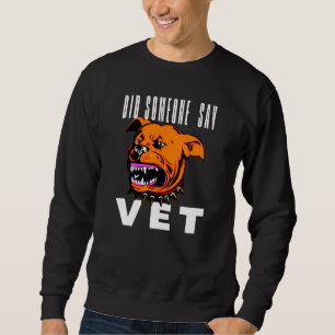 Moletom Alguém Disse "Vet Pet Cat Dog Scarume 9"