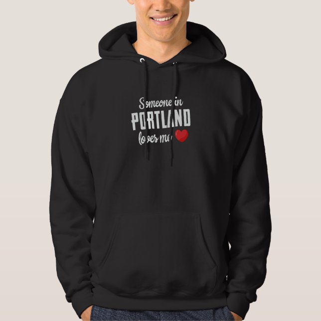 Moletom Alguém em Portland Me Ama (Frente)