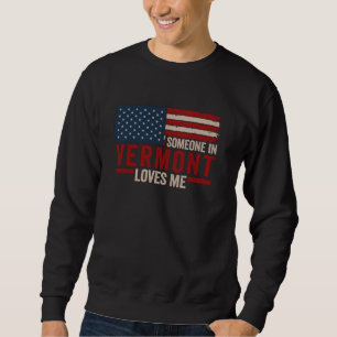 Moletom Alguém Em Vermont Me Ama O Estado Verde Da Montanh