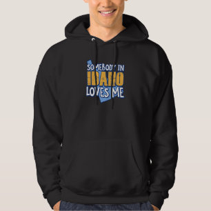 Moletom Alguém no Idaho Me Ama Viagens pelos Estados EUA