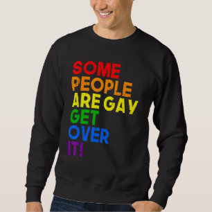Moletom Algumas Pessoas oferecem suporte a Gay Ally LGBT P