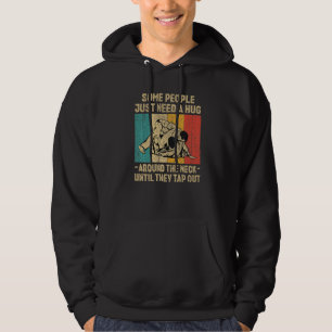 Moletom Algumas Pessoas Precisam De Um Hug Vintage BJJ Bra