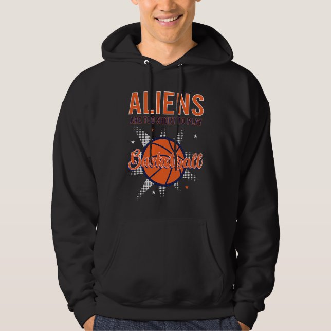 Moletom Alien Abduction Area 51 Basketball Pun (Frente)
