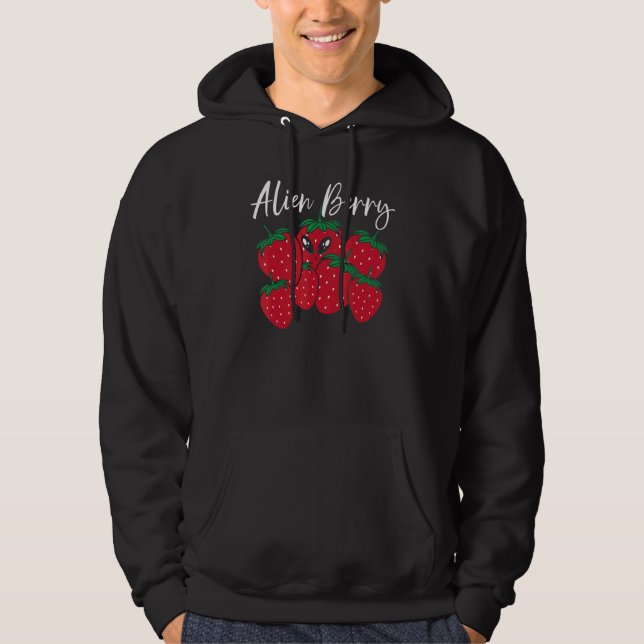Moletom Alien Berry Morango   Morango Extraterrestre (Frente)