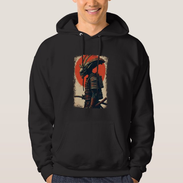 Moletom Alienígena Samurai Tee Japonês Design Sci-Fi U (Frente)