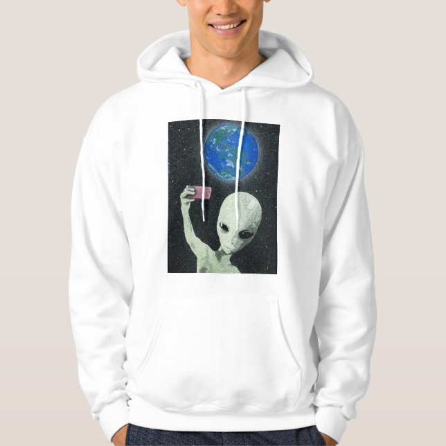 Moletom Alienígena Selfie Hoodie (Frente)