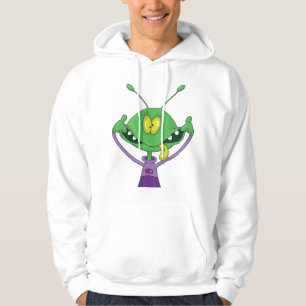 Moletom Alienígena Verde Engraçado Fazendo Careta Boba