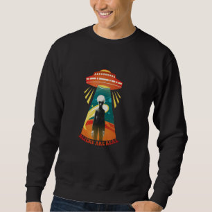 Moletom Aliens Retro OVNI Skinny Bob Alienígena