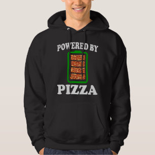 Moletom Alimentado Por Pizza - Pizza Engraçada