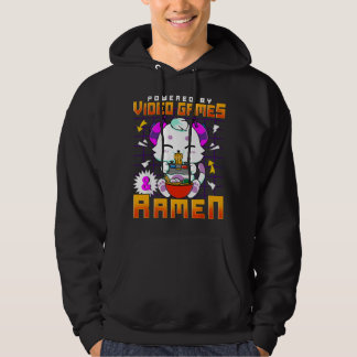 Moletom Alimentado Por Video Games & Ramen Anime Kawaii Ga