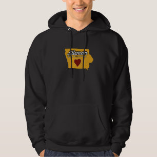 Moletom ALLEMAN IOWA IA EUA Mercadoria Souvenir Fofa Cid