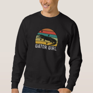 Moletom Alligator Girl Crocodile Cute Réptil Mãe Ret Pai