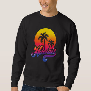 Moletom Aloha Hawaii Ilha Havaiana Palm Trees Beach Vaca