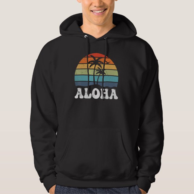 Moletom Aloha Hawaii Ilha Hawaii - Prancho de Palm Beach (Frente)