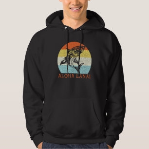 Moletom Aloha Lanai Vintage - Tubarão Tribal da Ilha Havai