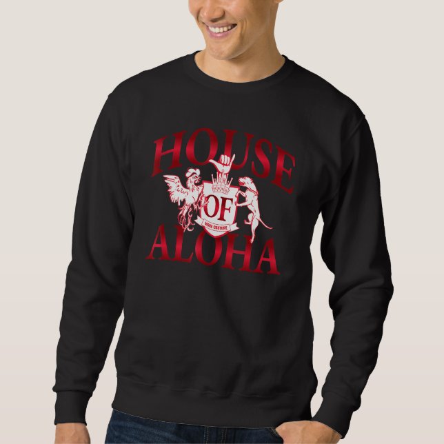 Moletom Aloha Moke Hawaii Pit Bull Chicken Shaka (Frente)