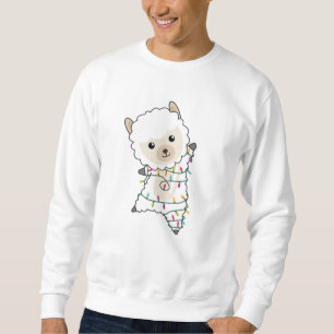 Moletom Alpaca Felry Christmas Winter Animais Alpacas