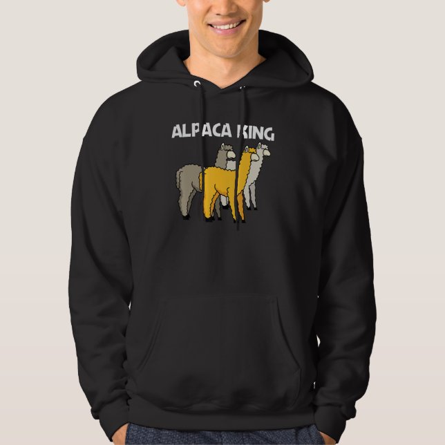Moletom Alpaca For Men Dad Camelid Mammal Animal (Frente)