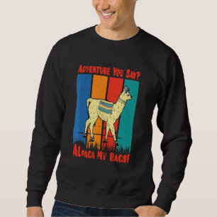 Moletom Alpaca Lama Adventure