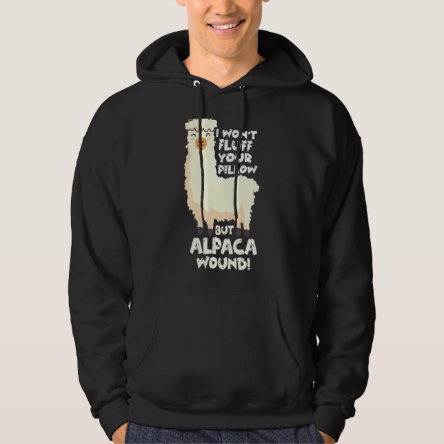 Moletom Alpaca Wound Care Trauma Er Ems Cute Llama (Frente)