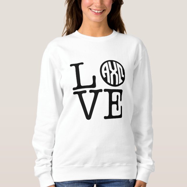 Moletom Alpha Chi Omega | Amor (Frente)