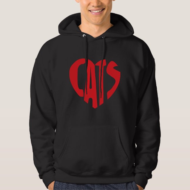 Moletom Amante de gato - Hoodie (Frente)