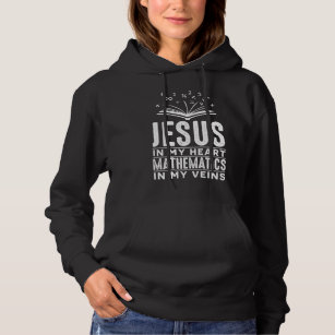 Camiseta Amante de Matemática Religiosa - Cristo de Ciência