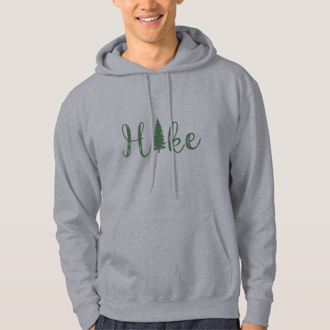 Moletom Amante de pinheiros com logotipo Hike (Frente)